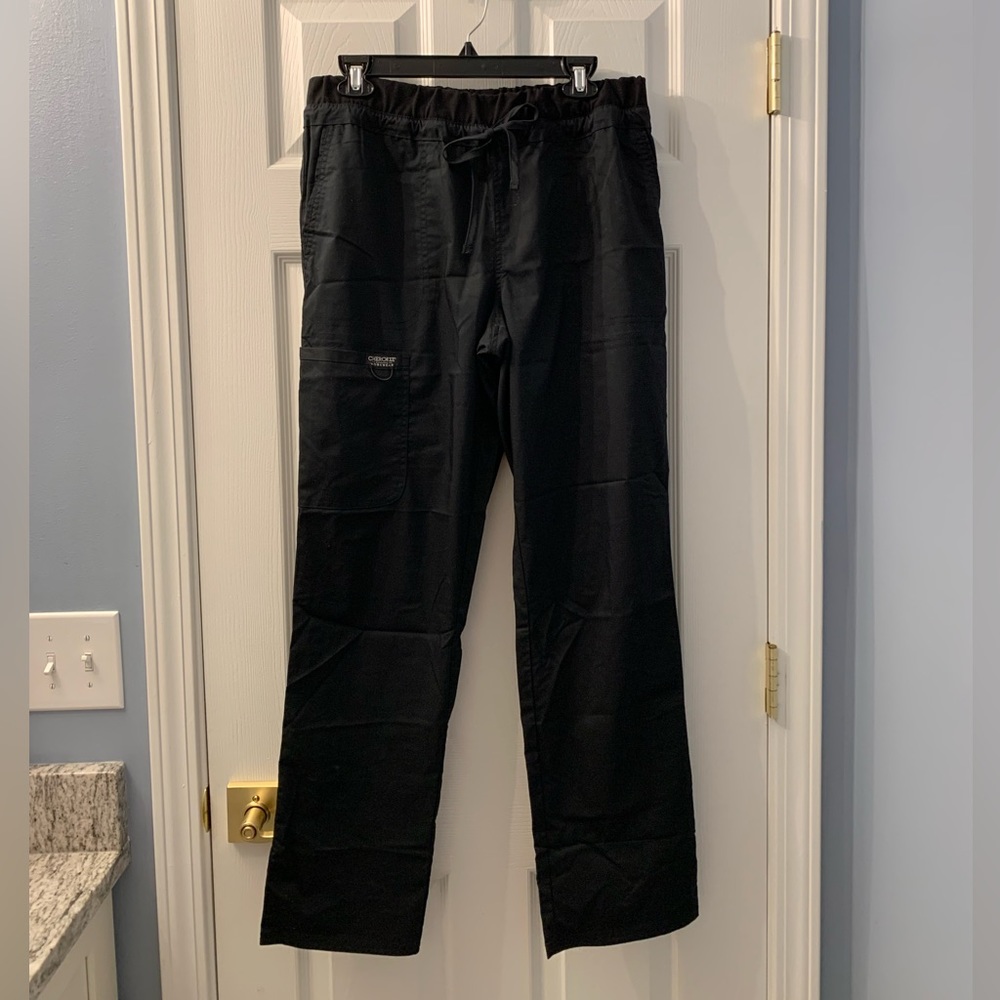 Revolution by Cherokee Workwear - Tapered Leg Drawstring Scrub Pants - Medium